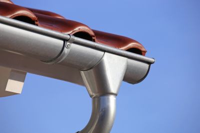 Industrial Gutter System Close-up